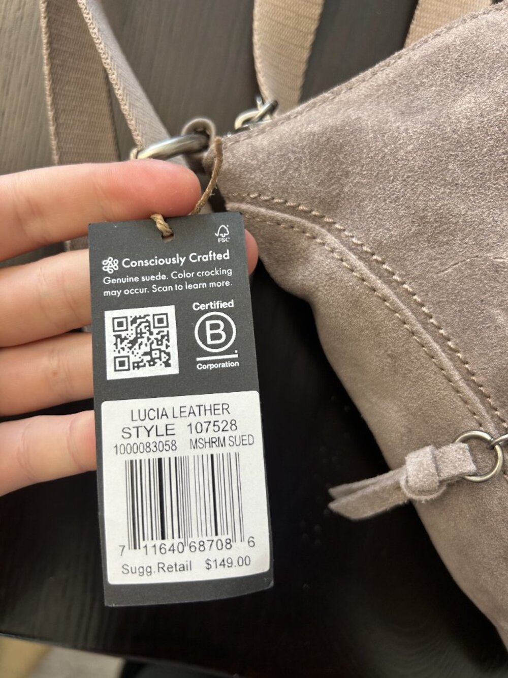 The Sak Lucia Leather Crossbody Purse - Picture 3 of 3
